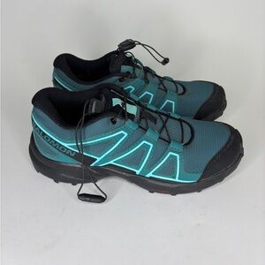 Salomon SpeedCross 4 Trail Running Sneaker Shoes Youth  (471238) Size 34 US 2